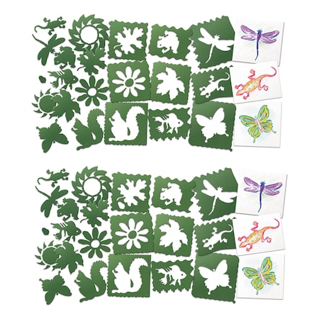 Roylco Nature Stencils, PK2 R5615